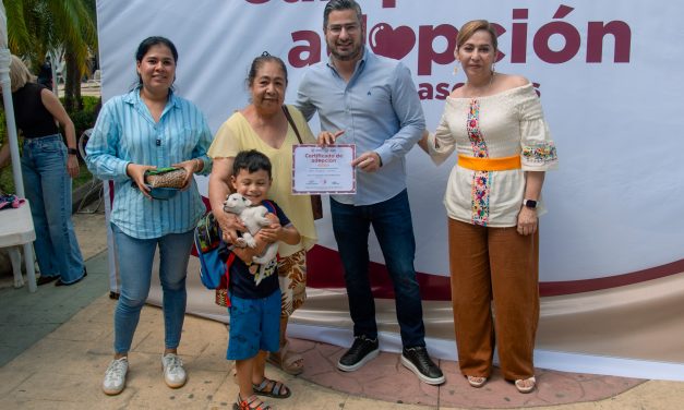 Tuxpan impulsa el bienestar animal con exitosa campaña de adopción
