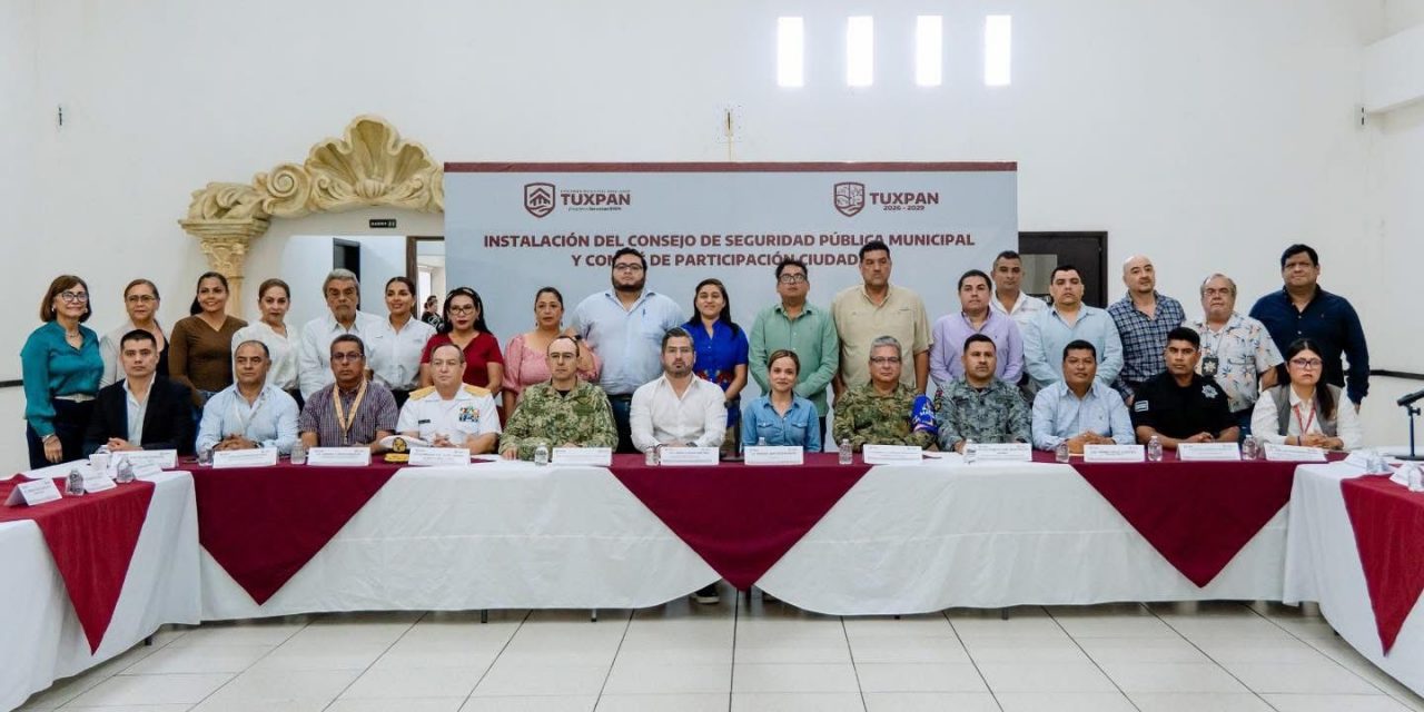 Instalan el Consejo de Seguridad Pública Municipal y el Comité de Participación Ciudadana