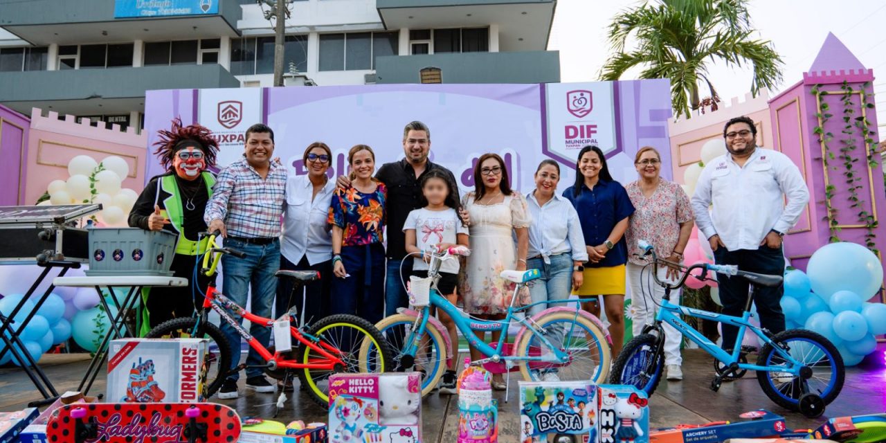 Más de 2 mil pequeños celebran unidos el “Día del Niño y la Niña” en Tuxpan