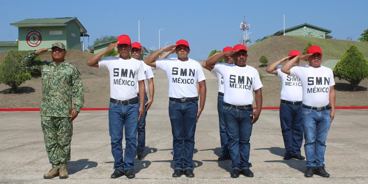 El EJÉRCITO MEXICANO REALIZA CEREMONIA AL SERVICIO MILITAR NACIONAL.