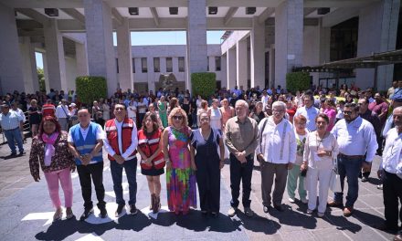 Participa Congreso de Veracruz en simulacro nacional de sismo