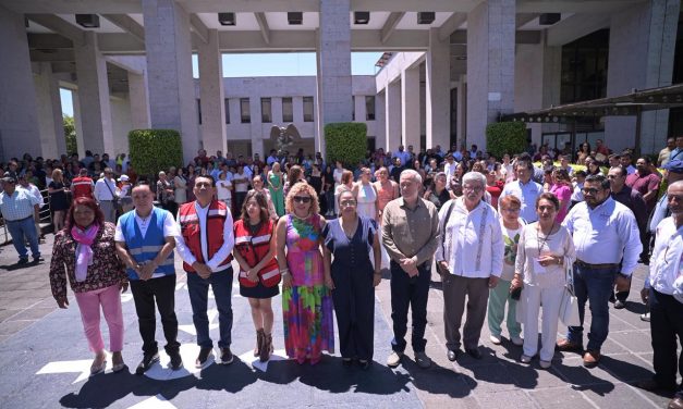 Participa Congreso de Veracruz en simulacro nacional de sismo