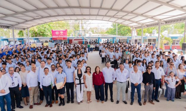 Gobernadora Rocío Nahle inaugura nuevos espacios y equipamiento en el CETMAR No. 20 de Tuxpan