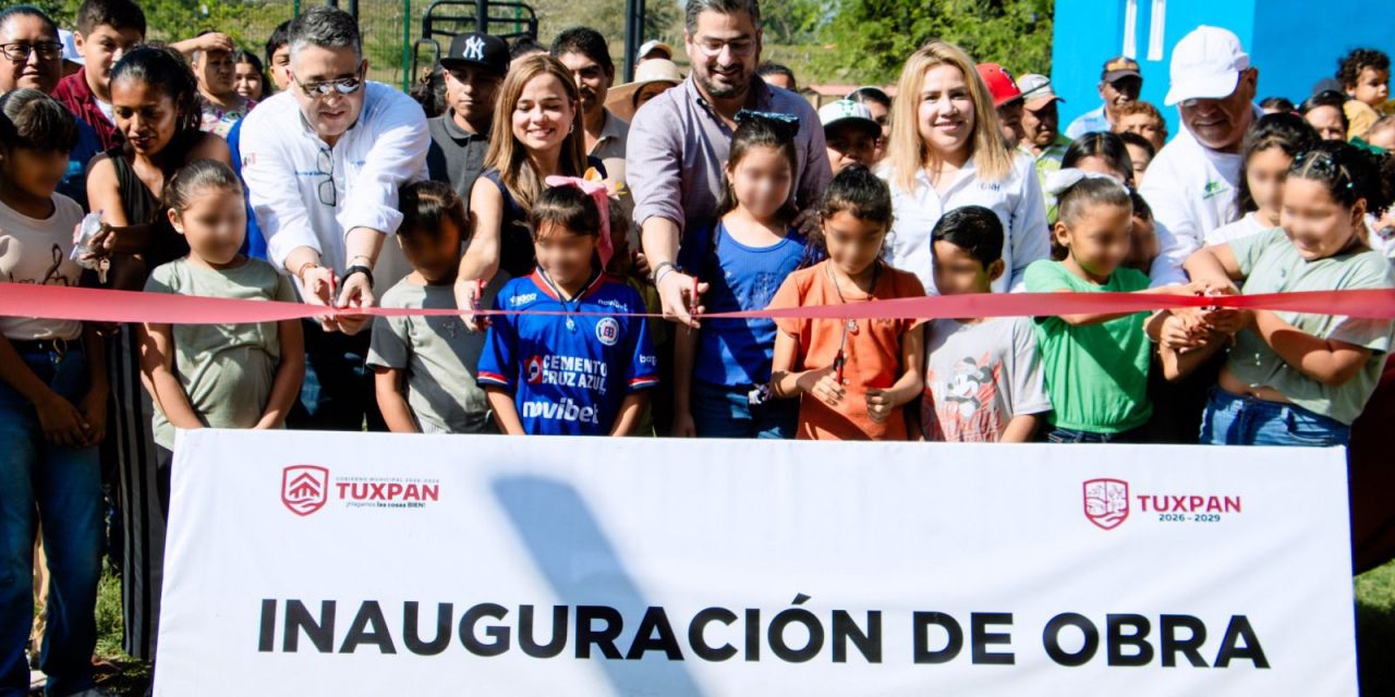 Fortalecen a Baltazar y Tronconal de Herrera Beltrán con obras: Un parque y tanque elevado respectivamente.