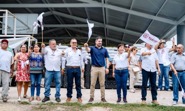 560 toneladas de Fertilizantes para el Bienestar fortalecen la producción agrícola en Tuxpan