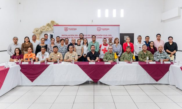 Refuerzan acciones preventivas ante la Temporada de Lluvias y Huracanes 2026 en Tuxpan