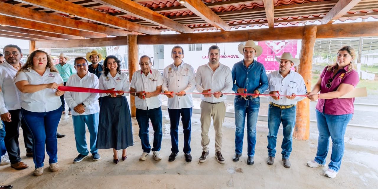Presentan en Tuxpan el Laboratorio Móvil de Diagnóstico Zoosanitario para fortalecer la sanidad ganadera