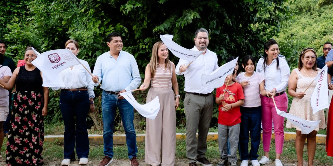 Gobierno de Tuxpan inicia la segunda de 46 obras programadas para este año
