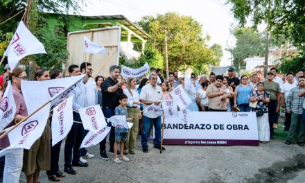 Arranca pavimentación de la calle Los Pinos; beneficiará a 2 mil personas