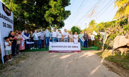 Ayuntamiento de Tuxpan inicia la primera obra en comunidad