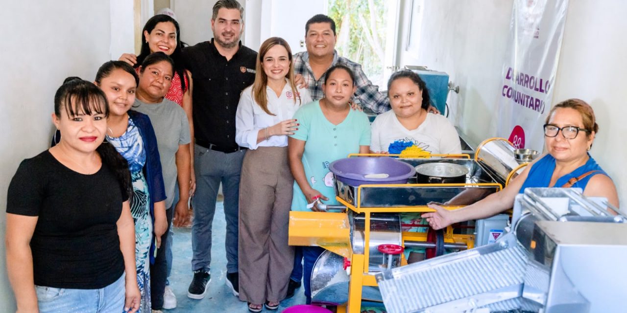 Tuxpan fortalece el bienestar comunitario con molino y tortillería en la colonia Fidel Herrera Beltrán