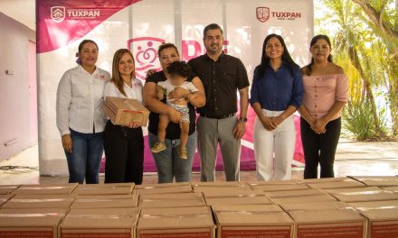 DIF Tuxpan fortalece a más familias con la entrega del Programa Mil Días