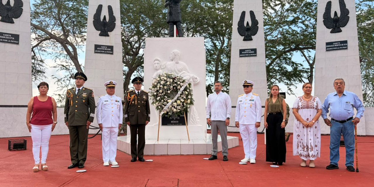 Conmemoran en Tuxpan el 179 Aniversario de la Gesta Heroica de los Niños Héroes de Chapultepec