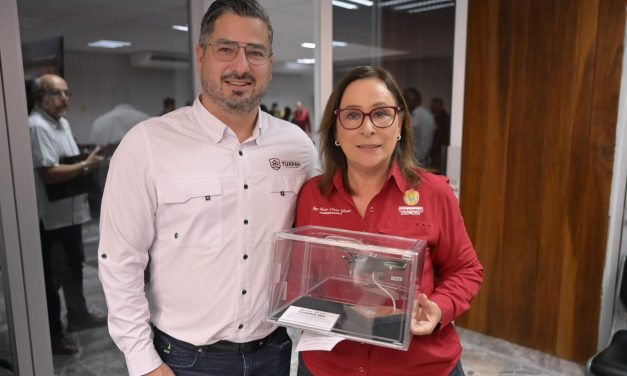 ROCÍO NAHLE Y DANIEL CORTINA REFUERZAN COORDINACIÓN PARA PROTEGER A LAS FAMILIAS DEL NORTE DE VERACRUZ