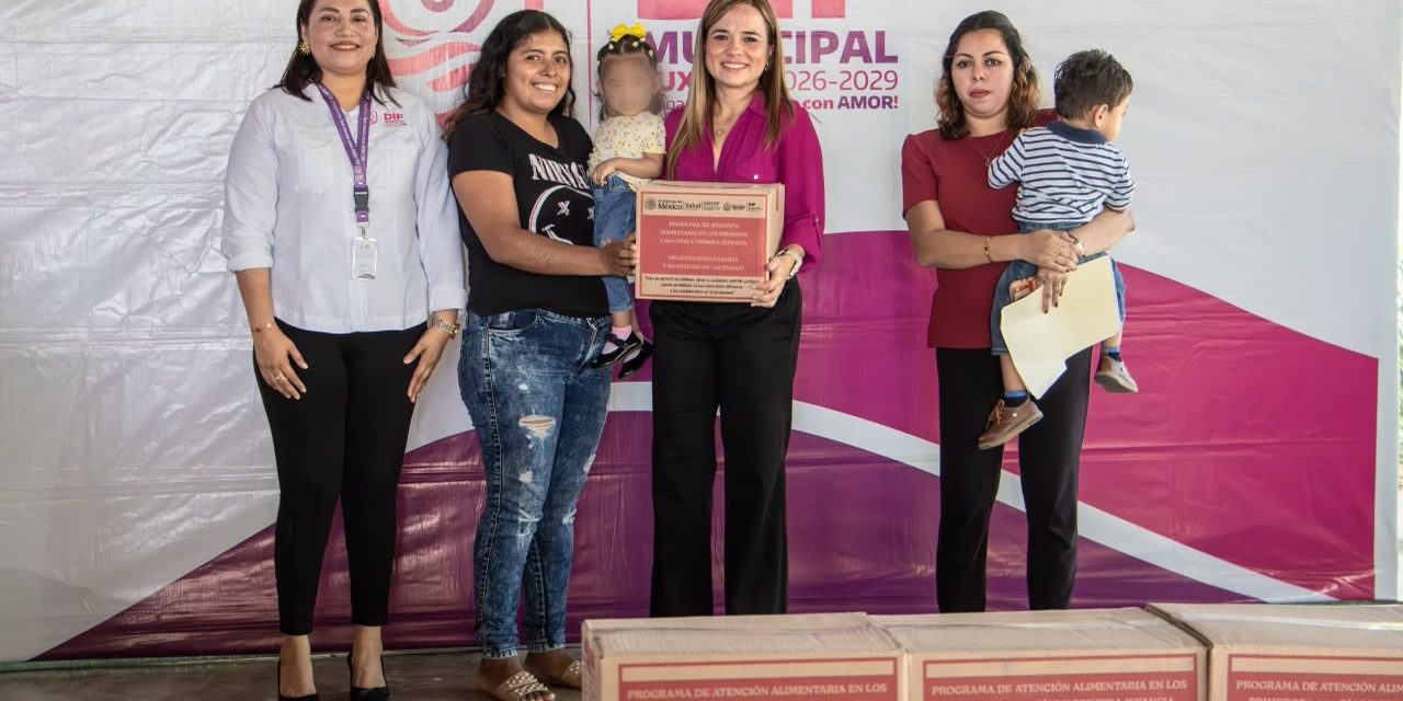 DIF Tuxpan entrega 524 apoyos alimentarios en beneficio de 262 familias tuxpeñas